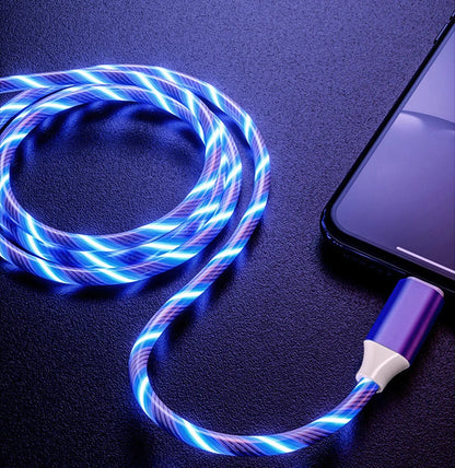 LED Light Glowing Charge Data Cable