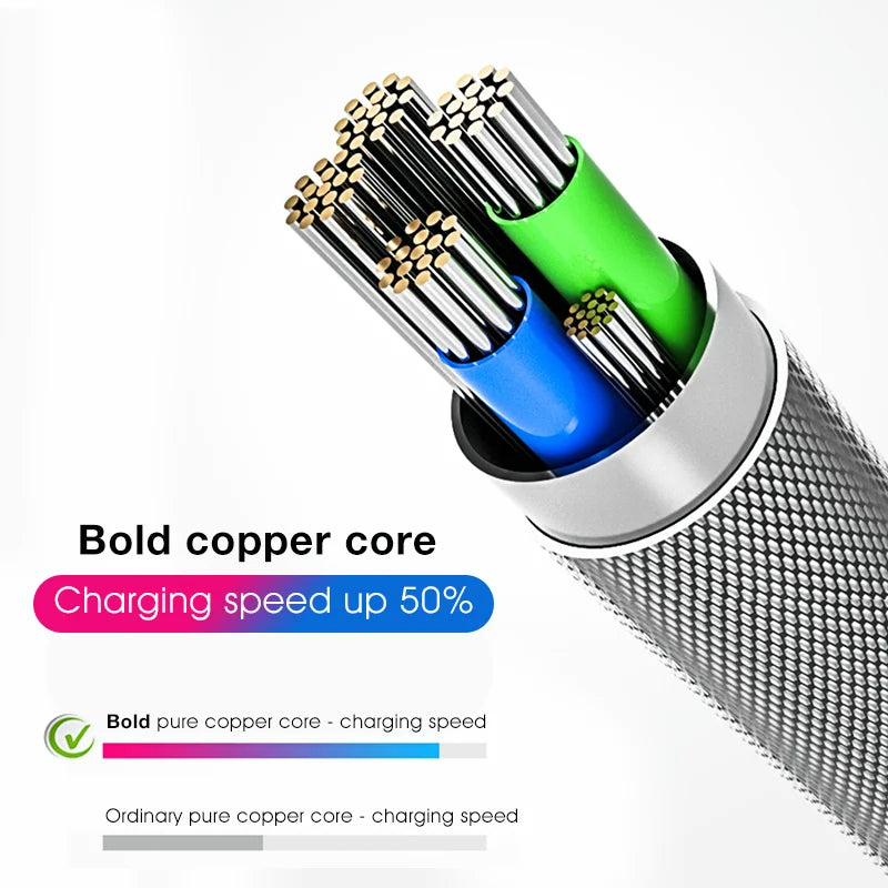 LED Light Glowing Charge Data Cable